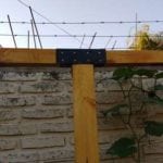 construcción del esqueleto del invernadero