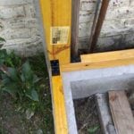 construcción del esqueleto del invernadero