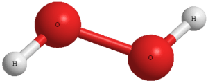 formula quimica del agua oxigenada