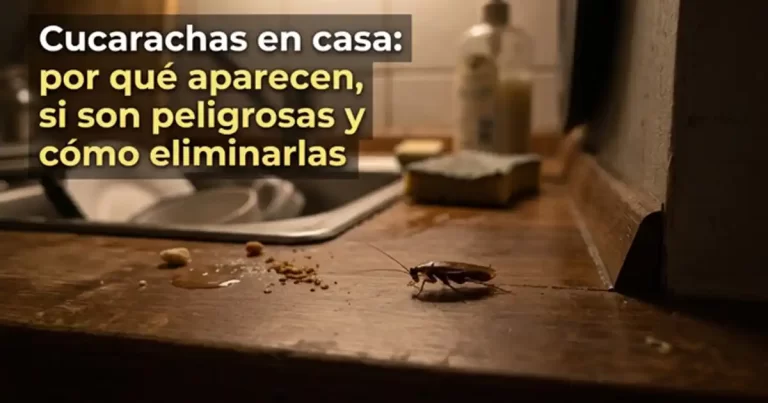 Cucarachas en casa: por qué aparecen, si son peligrosas y cómo eliminarlas
