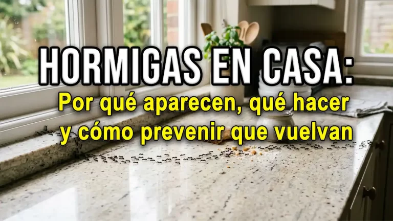 Hormigas en casa: por qué aparecen, qué hacer y cómo prevenir que vuelvan
