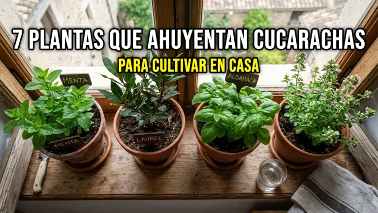 7 plantas con respaldo científico para ahuyentar cucarachas de tu casa